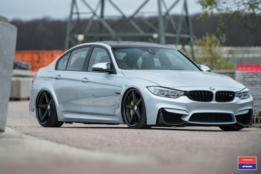  BMW M3 Sedan on Vossen Wheels (VWS-3) 2017 года  (фото 9 из 44)